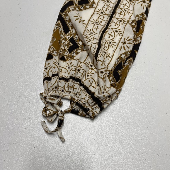 Free People Top Babydoll Oversized Tunic Boho Tiered Hi Low Size S Festival - Picture 9 of 9